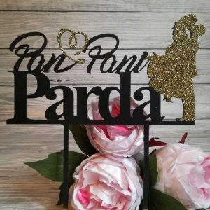 topper, toppery, monogram, monogramy, topper pan pani, toppery pan i pani, topper z postaciami, toppery z postaciami, napisy ślubne, napisy weselne, dekoracje na wesele,